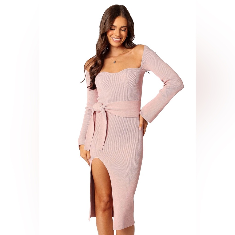 PETAL & PUP AGUERELLE SWEETHEART NECK KNIT DRESS ❤️NWT❤️IN STORES❤️